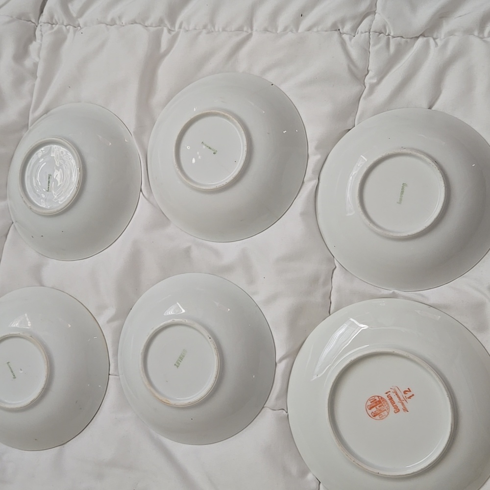 Floral Saucer Set - Picture 9 of 10